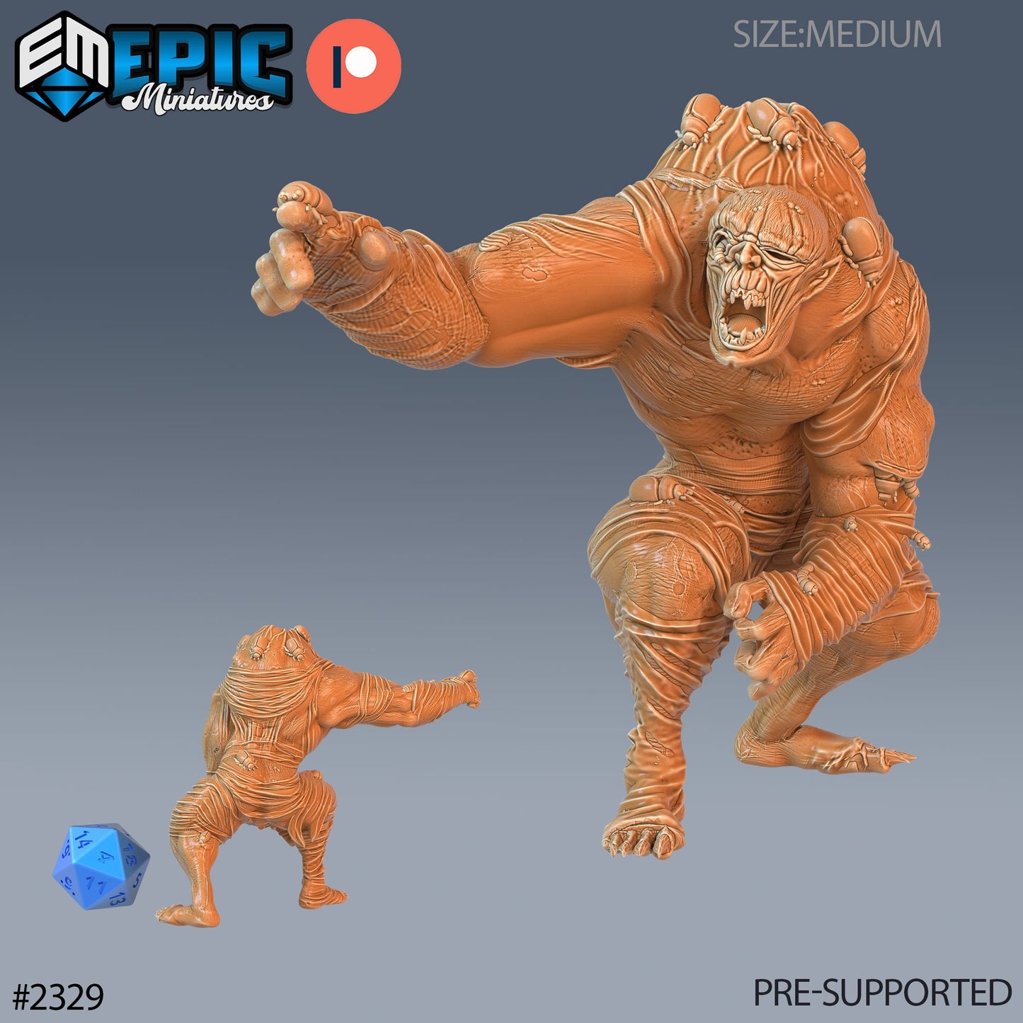 Hive Controlled Zombie (3 Variants Available) - Epic Miniatures