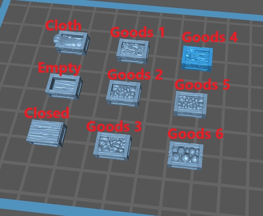 Props for Merchant Shop - Epic Miniatures