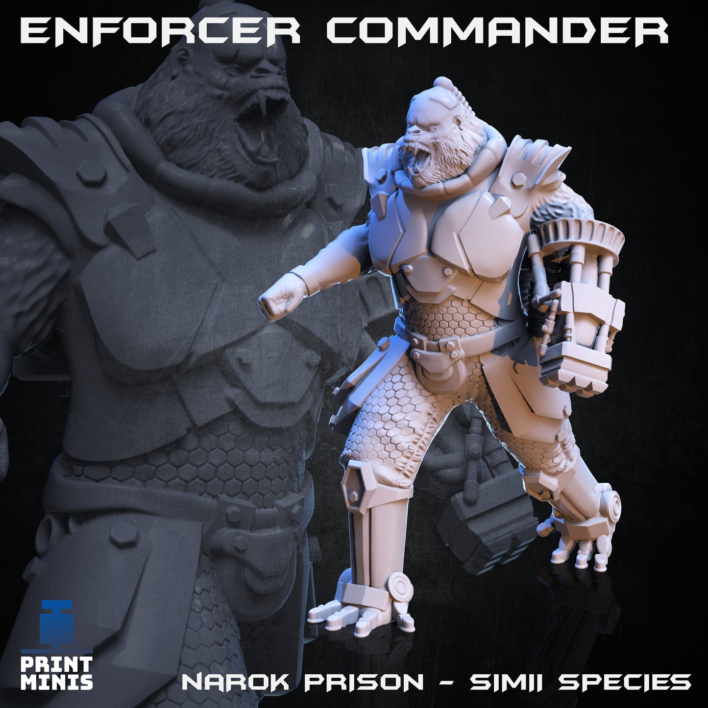 Simii Enforcers (4 Variants Available) - Print Minis