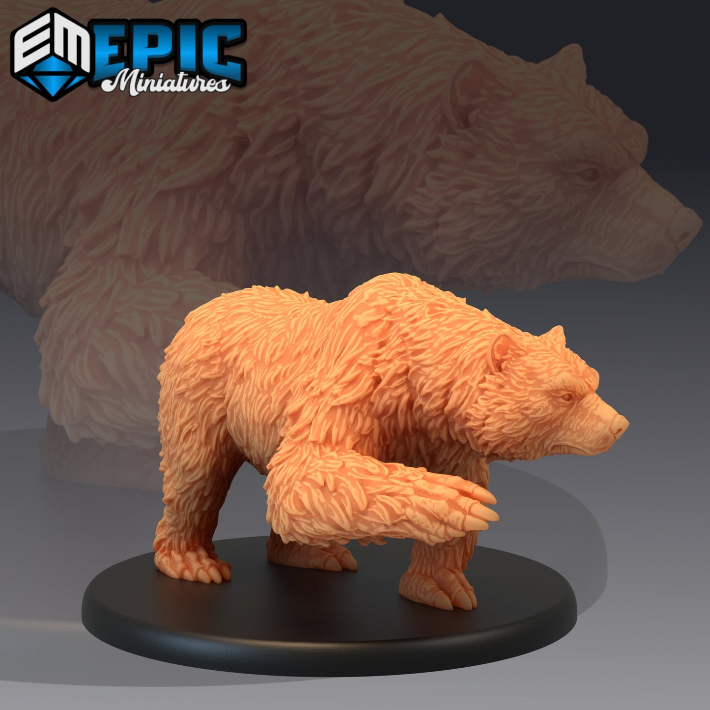 Grizzly Bear (4 Variants Available) - Epic Miniatures