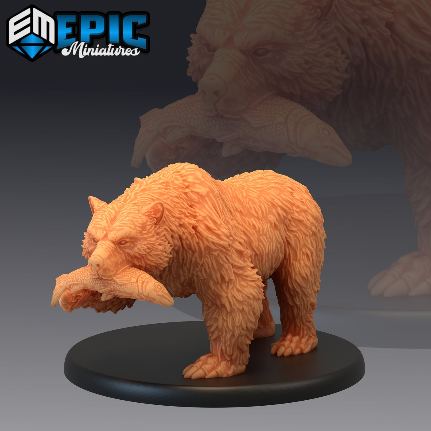 Grizzly Bear (4 Variants Available) - Epic Miniatures