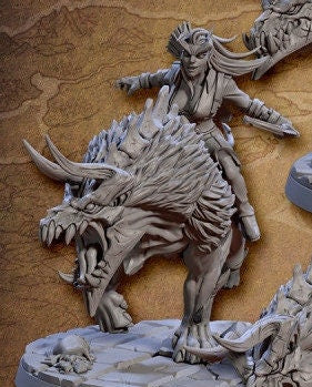 Baal's Demonhound Rider A (3 Variants Available) - Artisan Guild