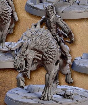 Baal's Demonhound Rider C (3 Variants Available) - Artisan Guild