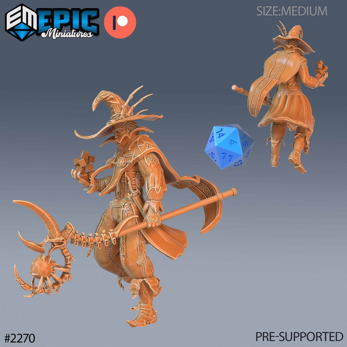Dark Magician (3 Variants Available) - Epic Miniatures