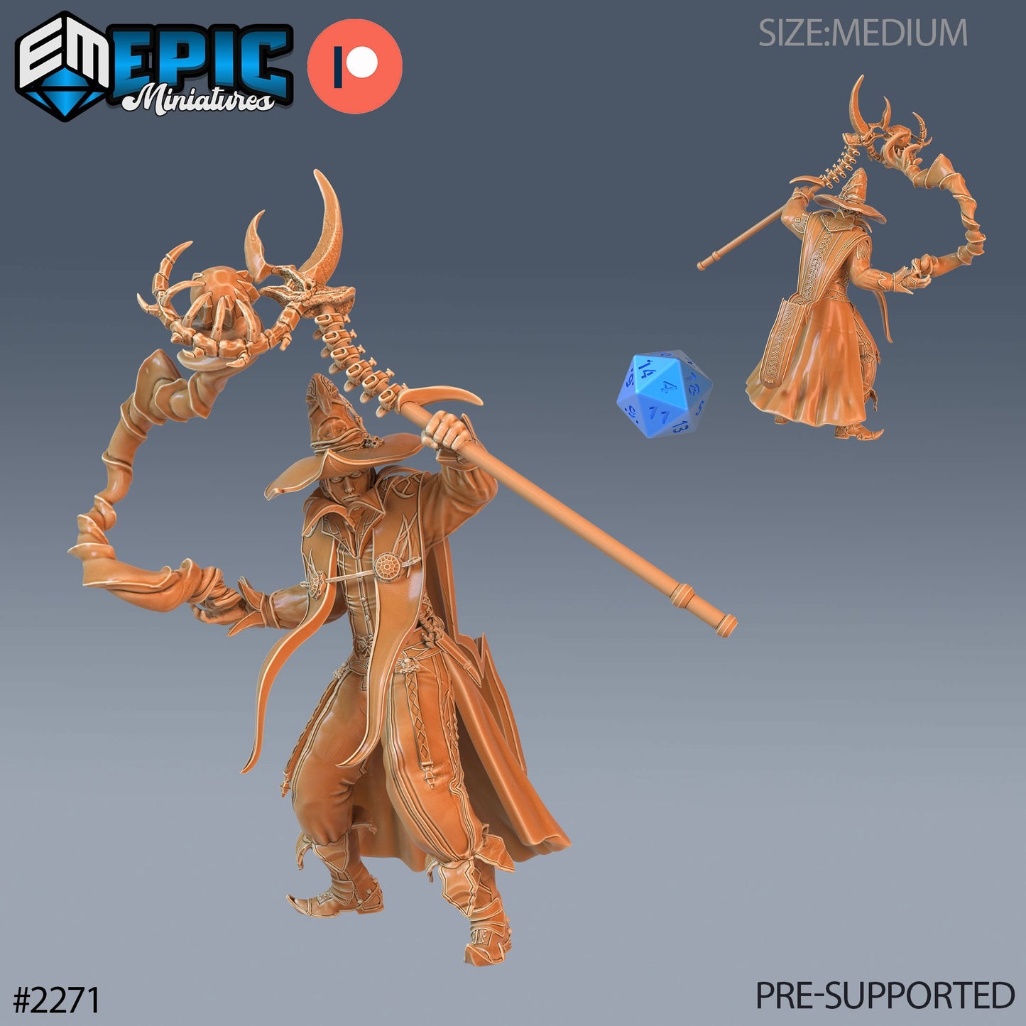 Dark Magician (3 Variants Available) - Epic Miniatures