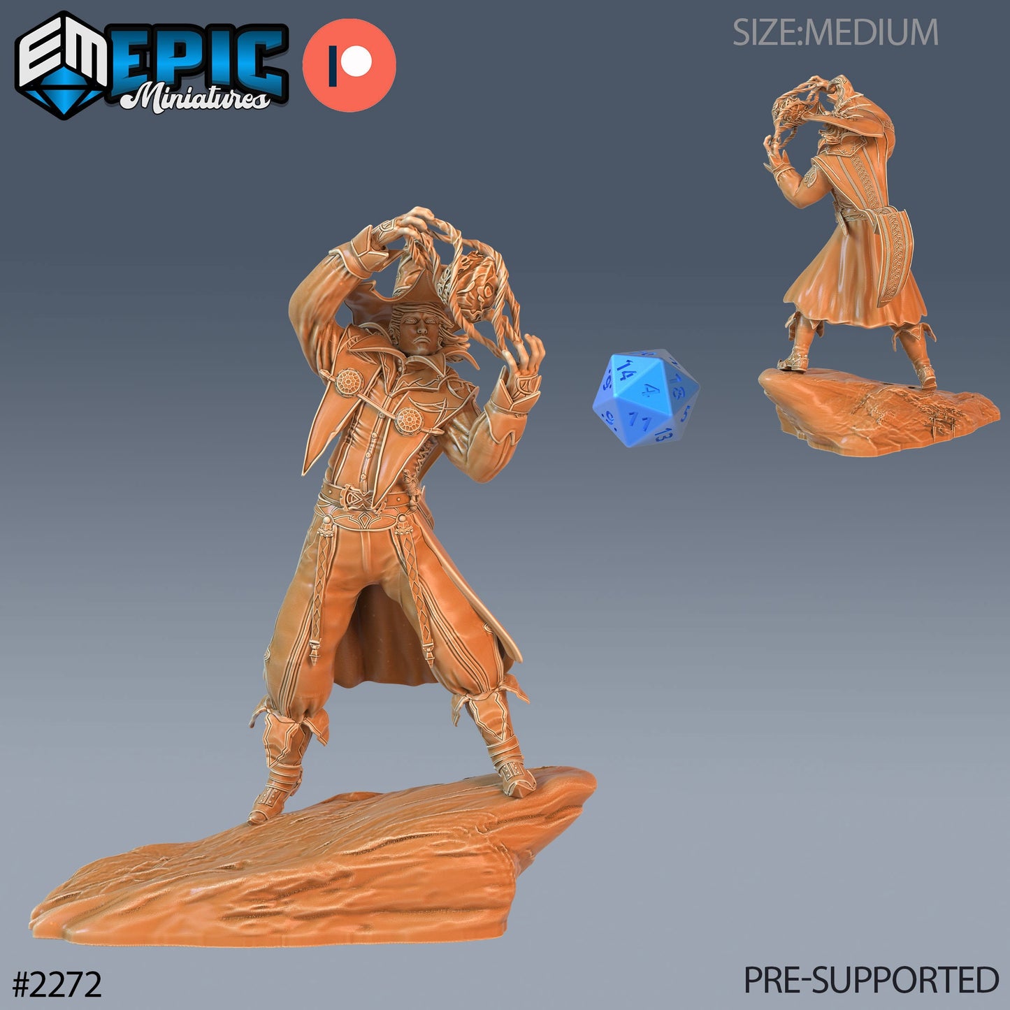 Dark Magician (3 Variants Available) - Epic Miniatures