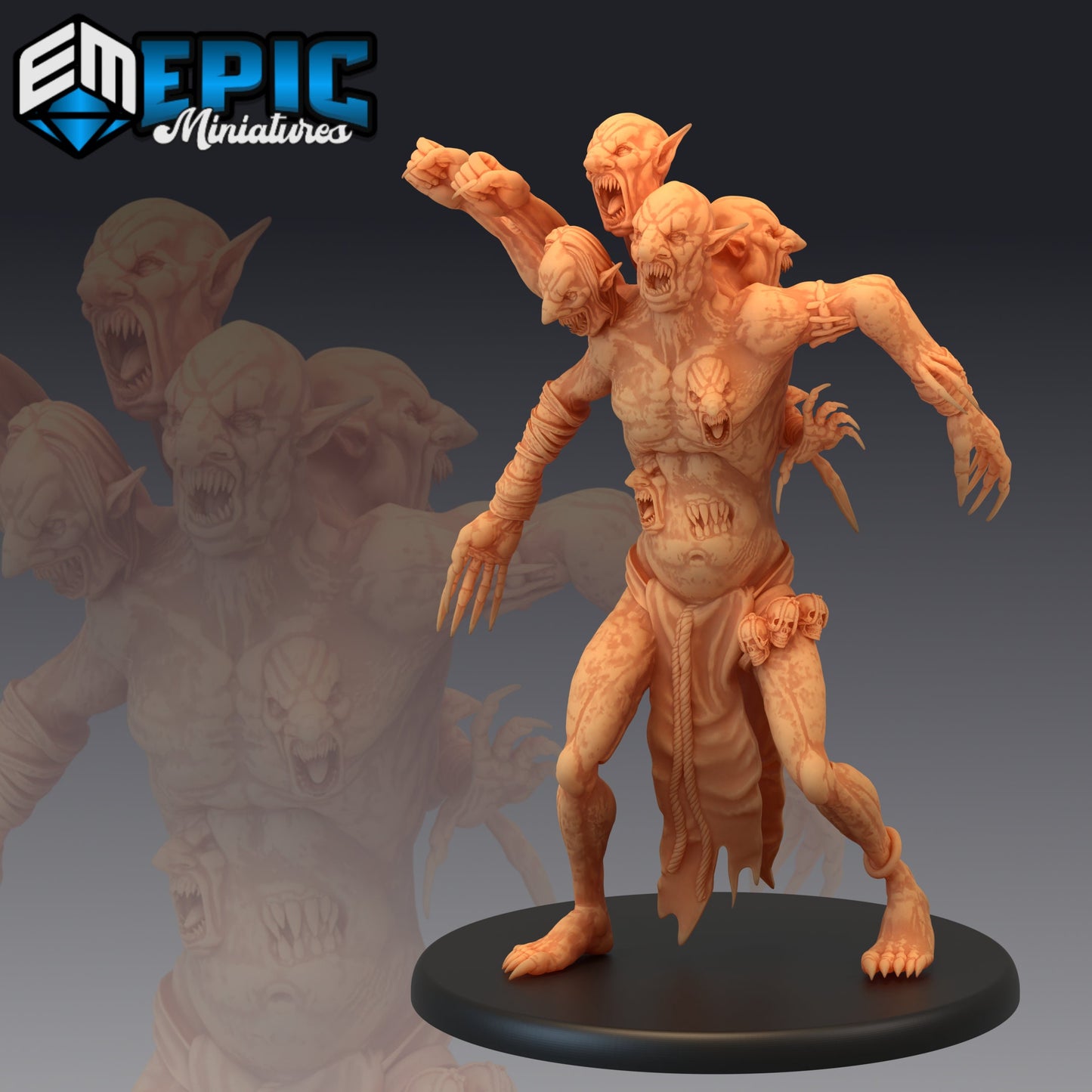 Dire Troll (3 Variants) - Epic Miniatures