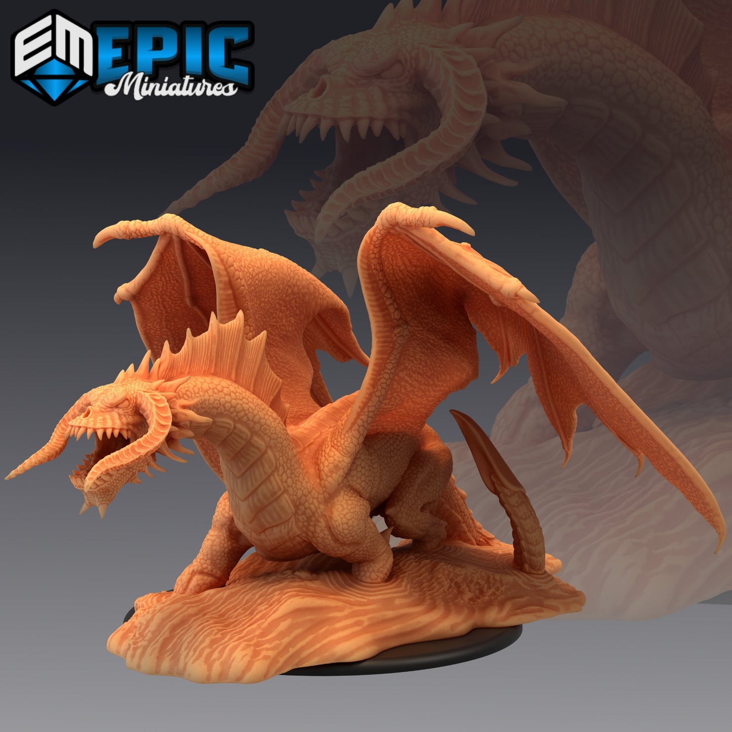 Black Dragon (3 Variants Available) - Epic Miniatures