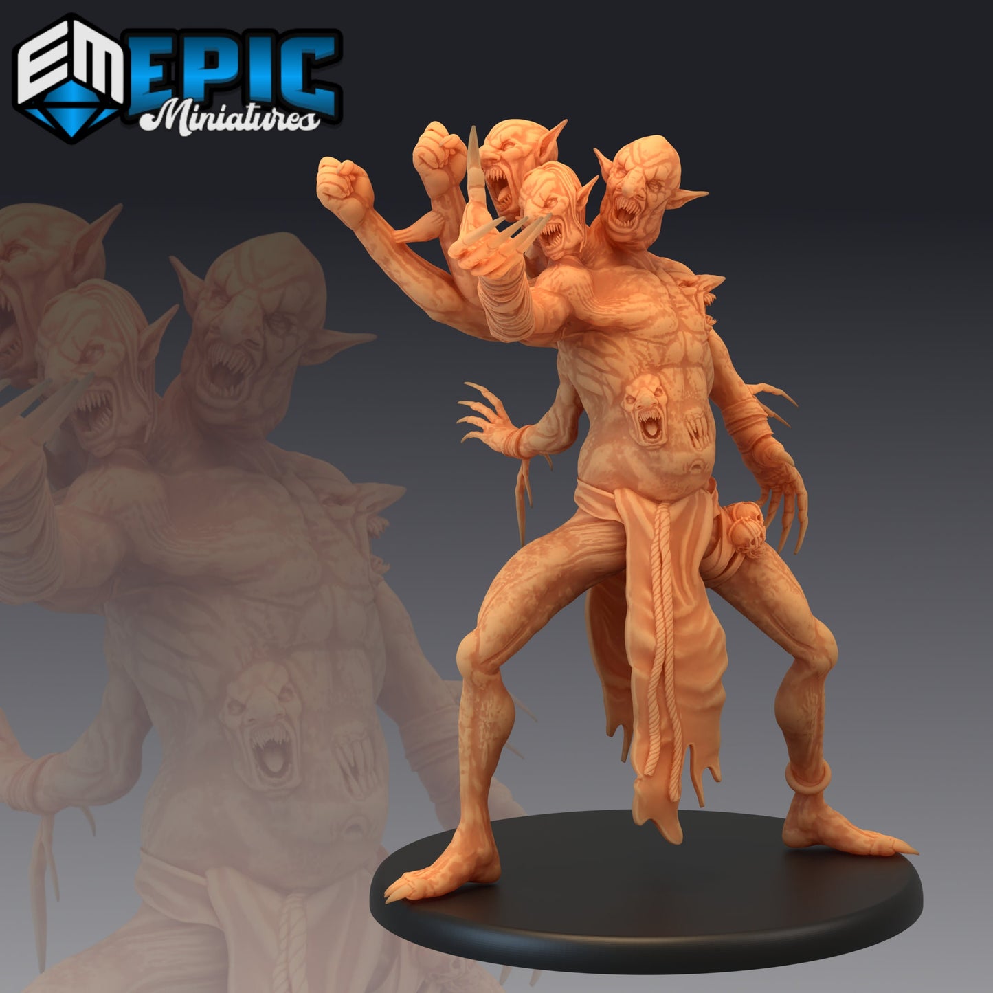 Dire Troll (3 Variants) - Epic Miniatures