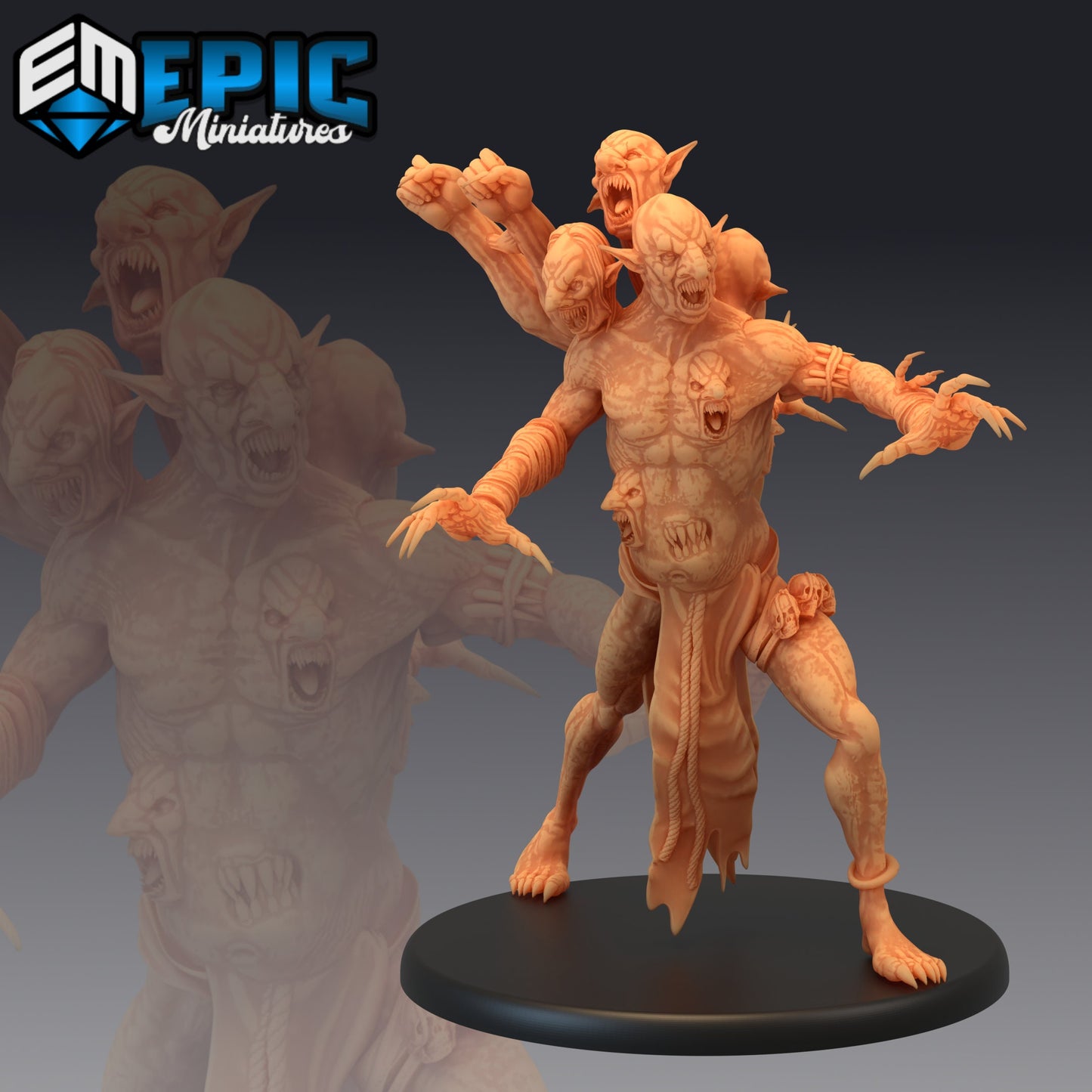 Dire Troll (3 Variants) - Epic Miniatures
