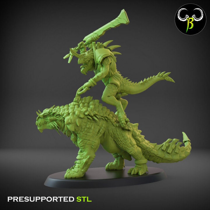 Stellar Lord Mounted - Clay Beast Creations