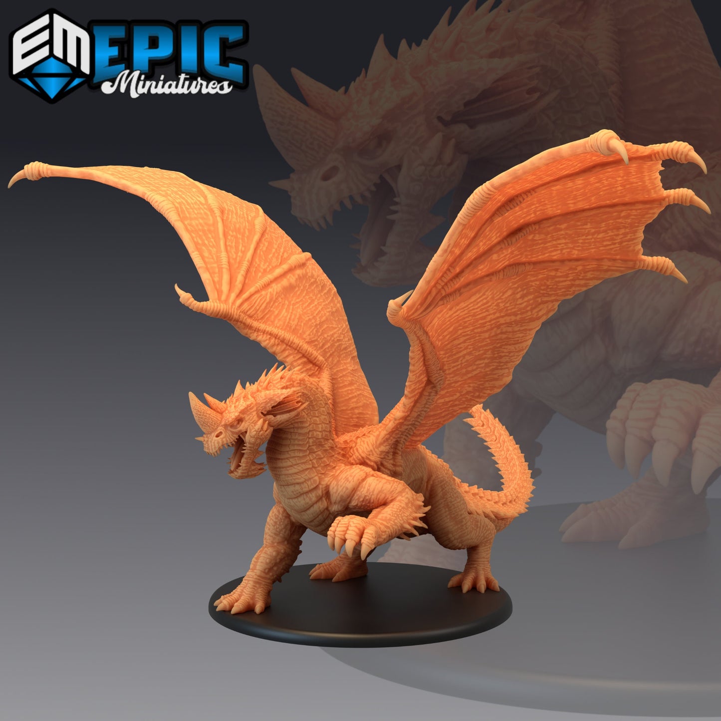 Blue Dragon (3 Variants Available) - Epic Miniatures