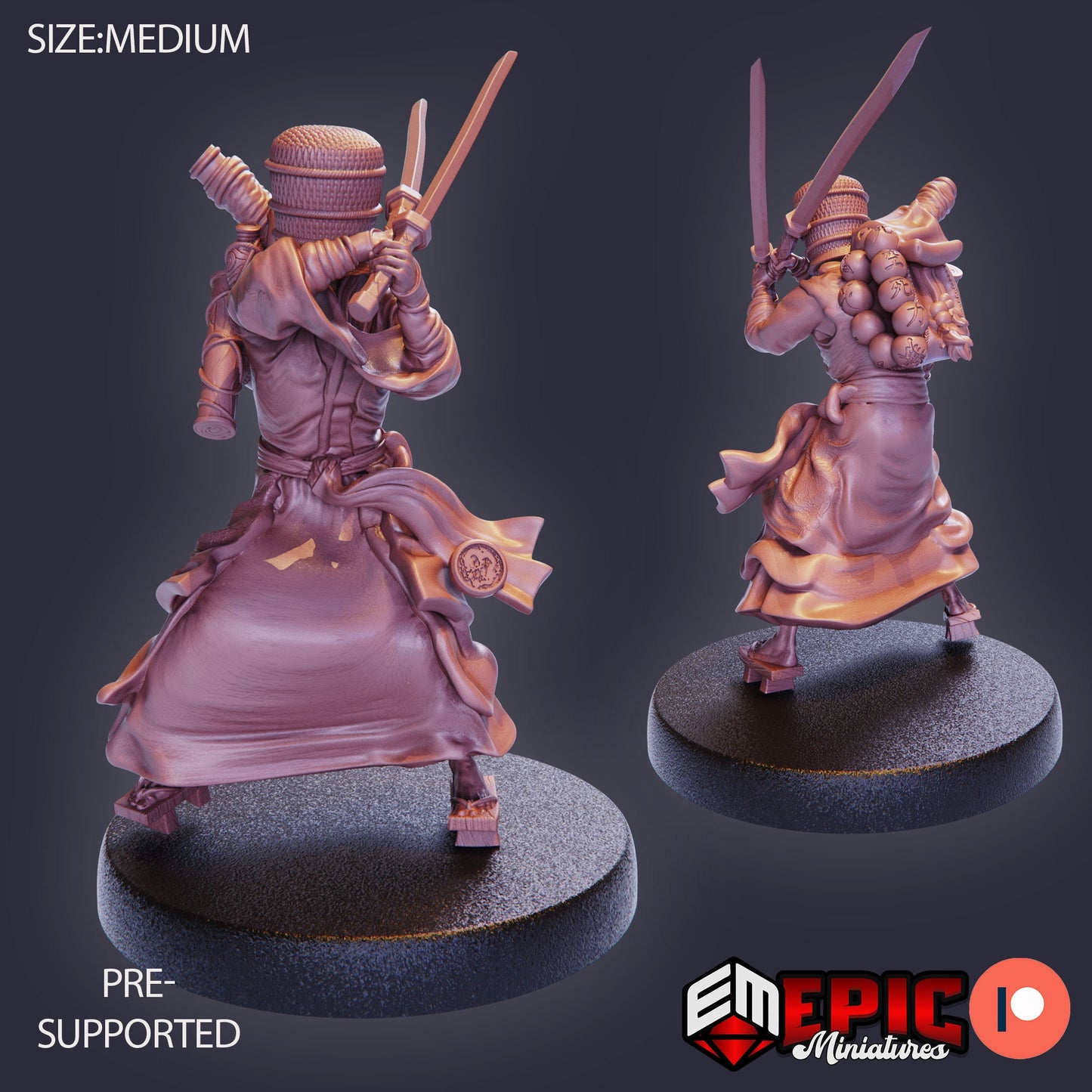 Basket Monk (3 Variants) - Epic Miniatures