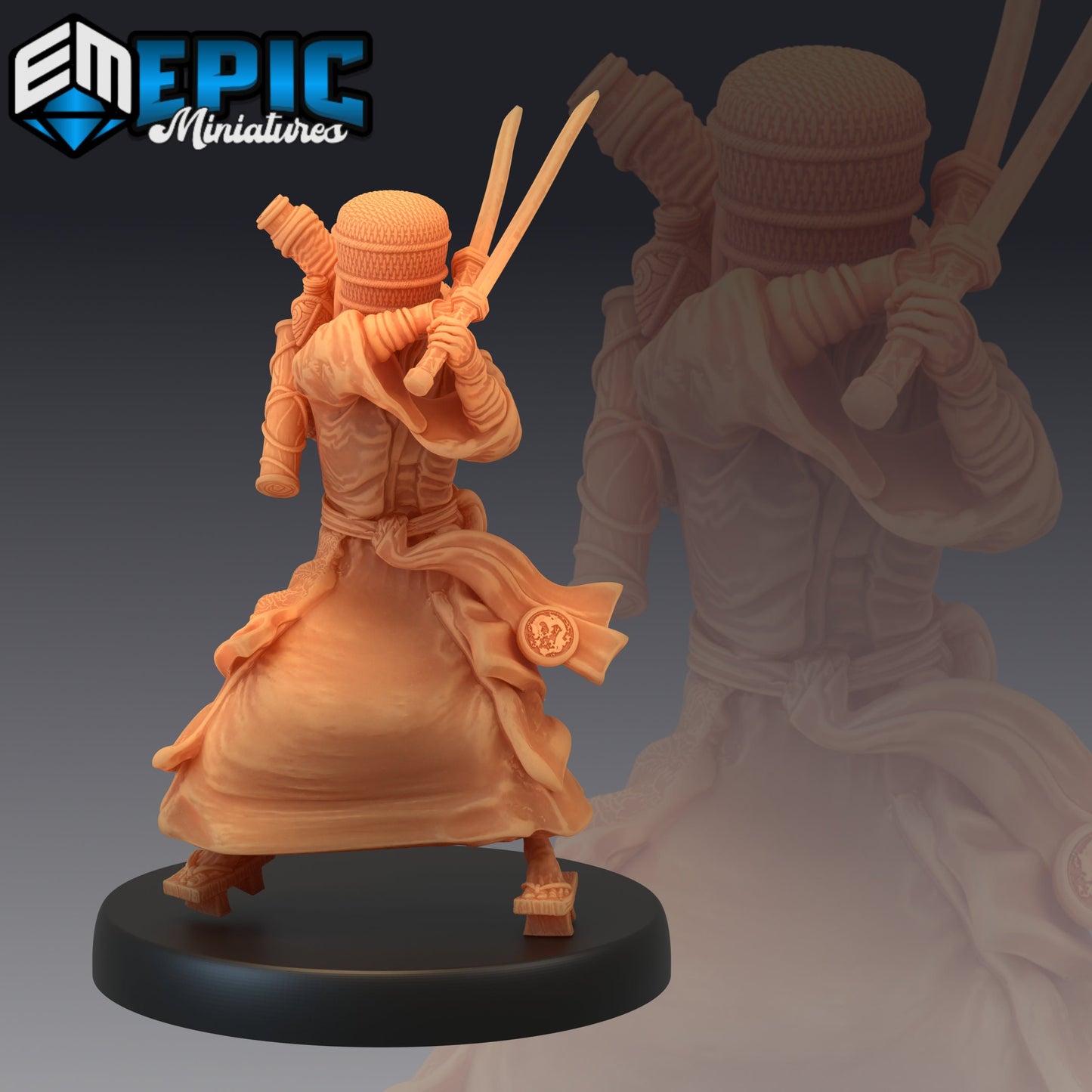 Basket Monk (3 Variants) - Epic Miniatures