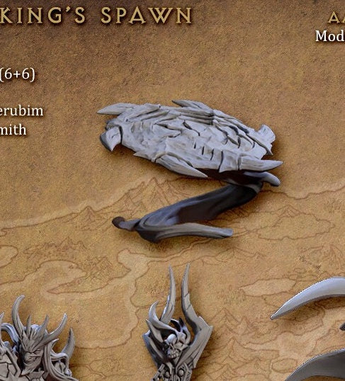 Aamon riding Daemonum Kerubim (3 Variants Available) - Artisan Guild