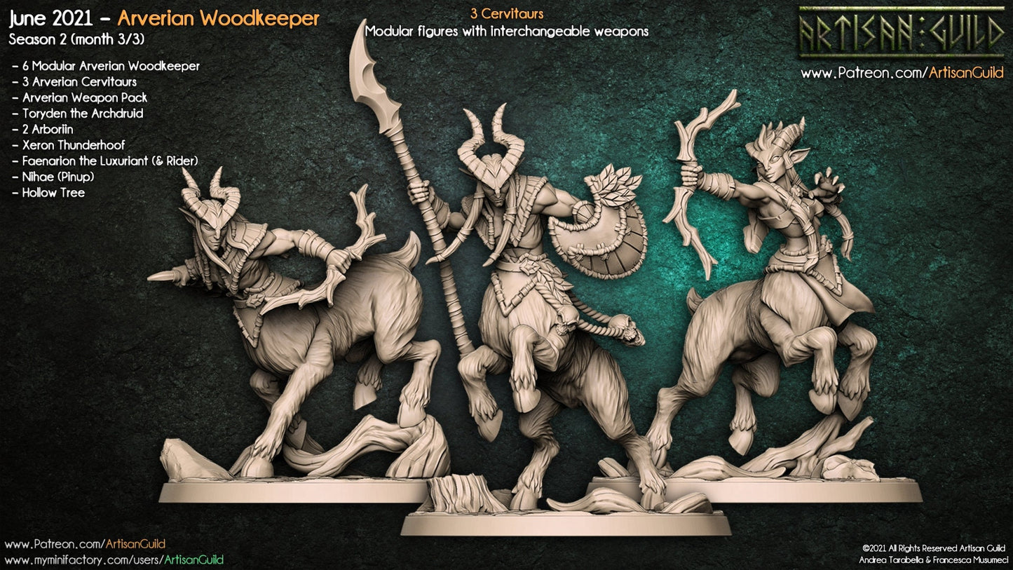 Arverian Cervitaurs (3 Variants Available) - Artisan Guild