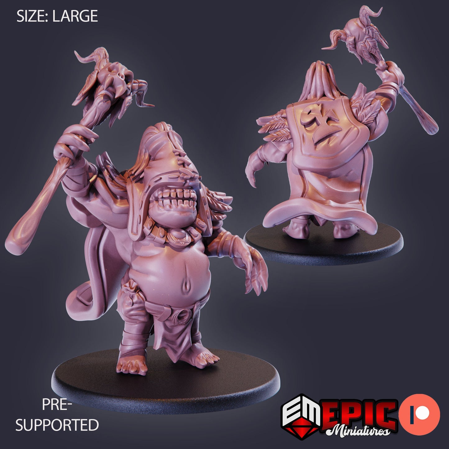 Ogre Warlock (3 Variants) - Epic Miniatures