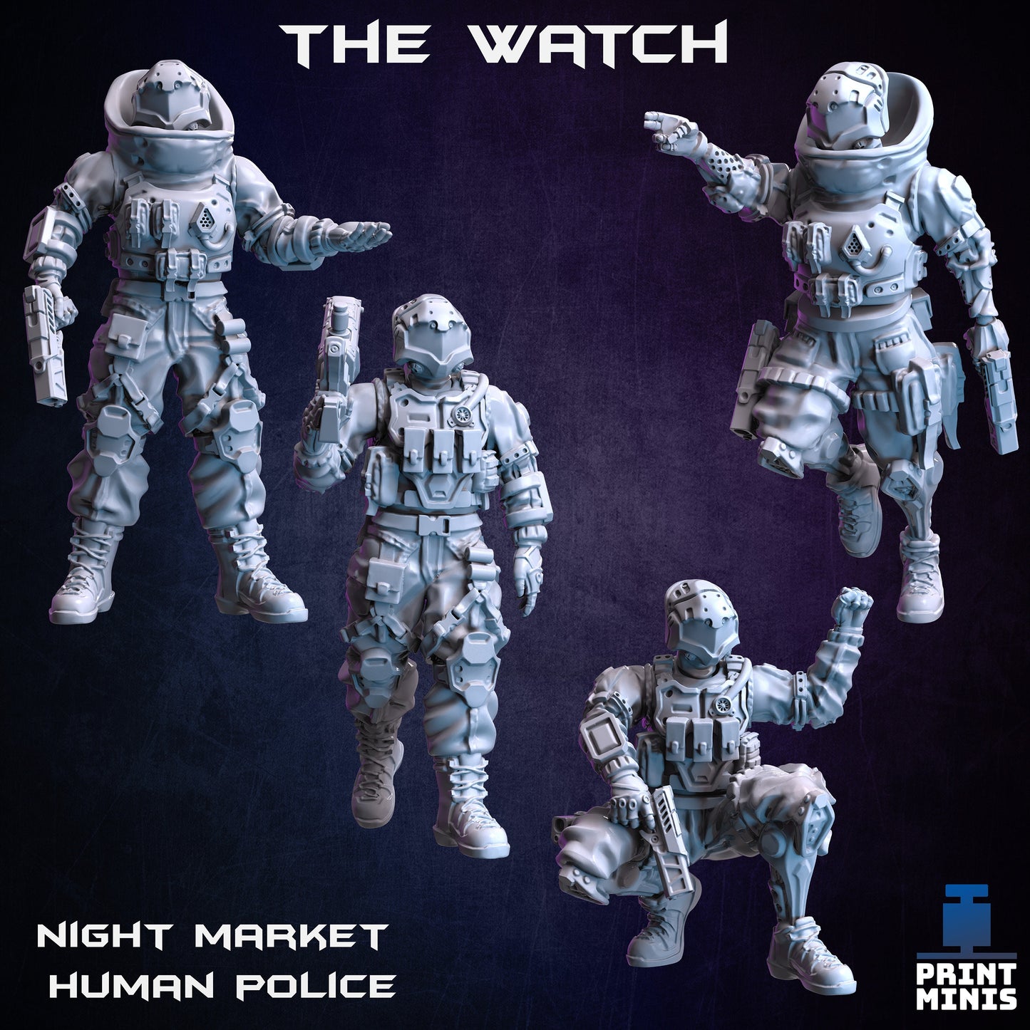 The Watch - Night Market Police - Modular Kit - Print Minis