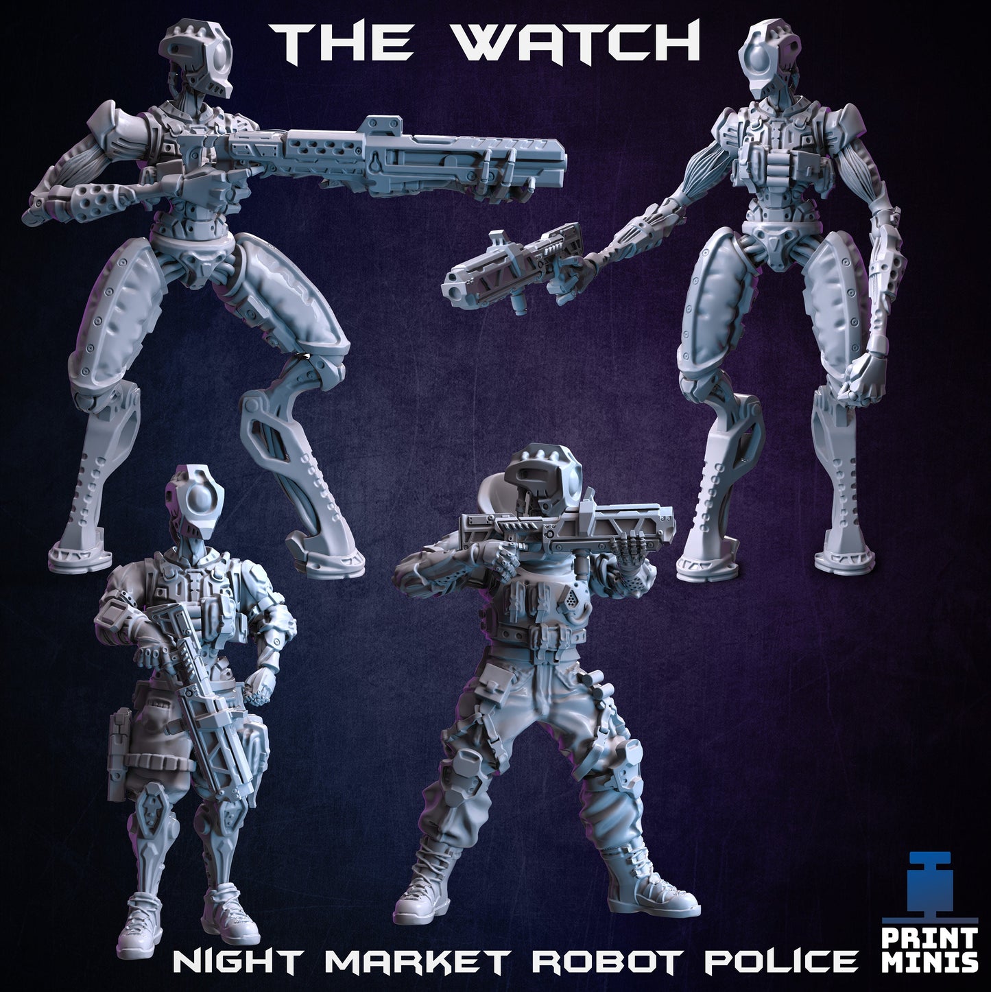 The Watch - Night Market Police - Modular Kit - Print Minis