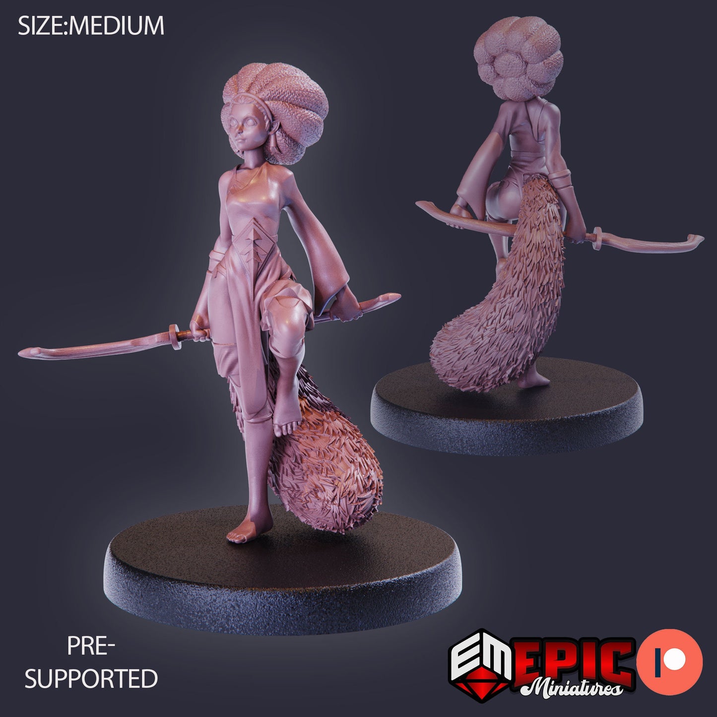 Tanuki Lady (3 Variants) - Epic Miniatures
