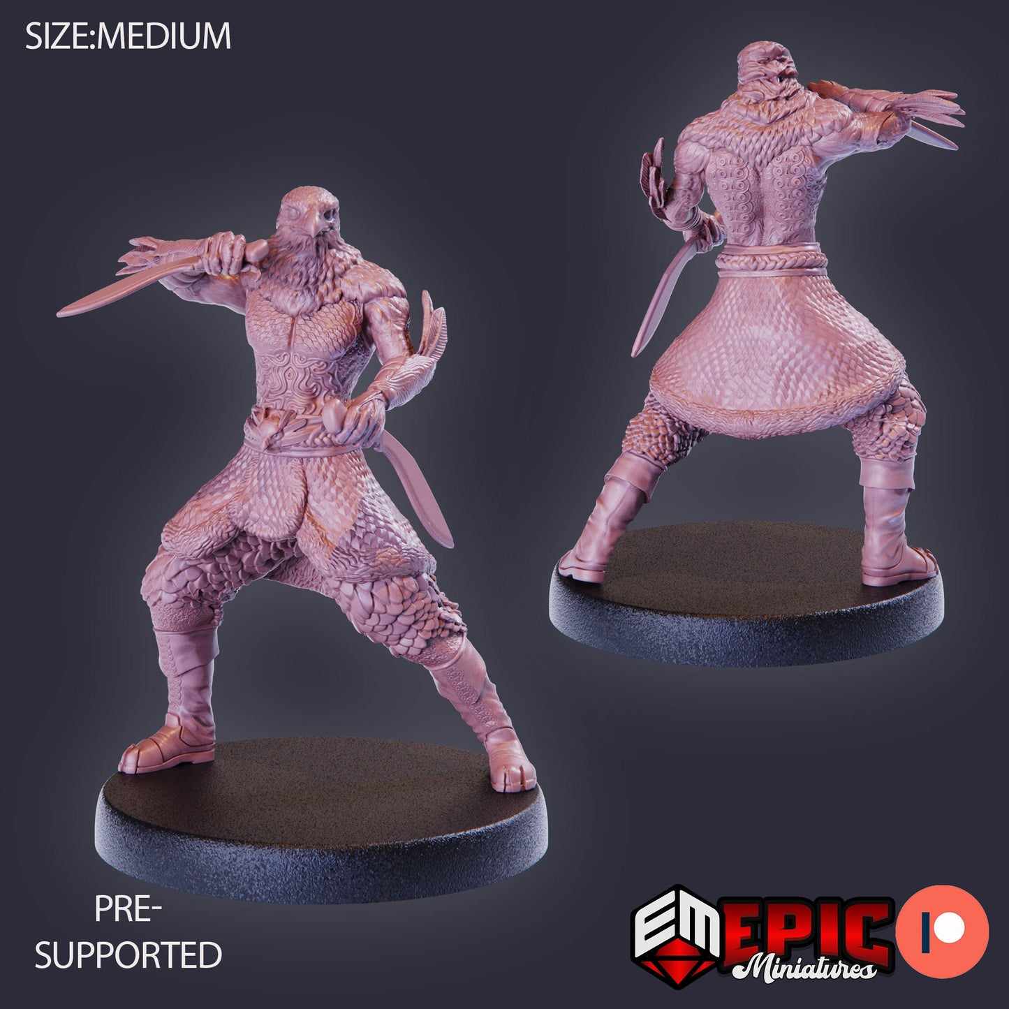 Raven Tribe Hunter (3 Variants) - Epic Miniatures