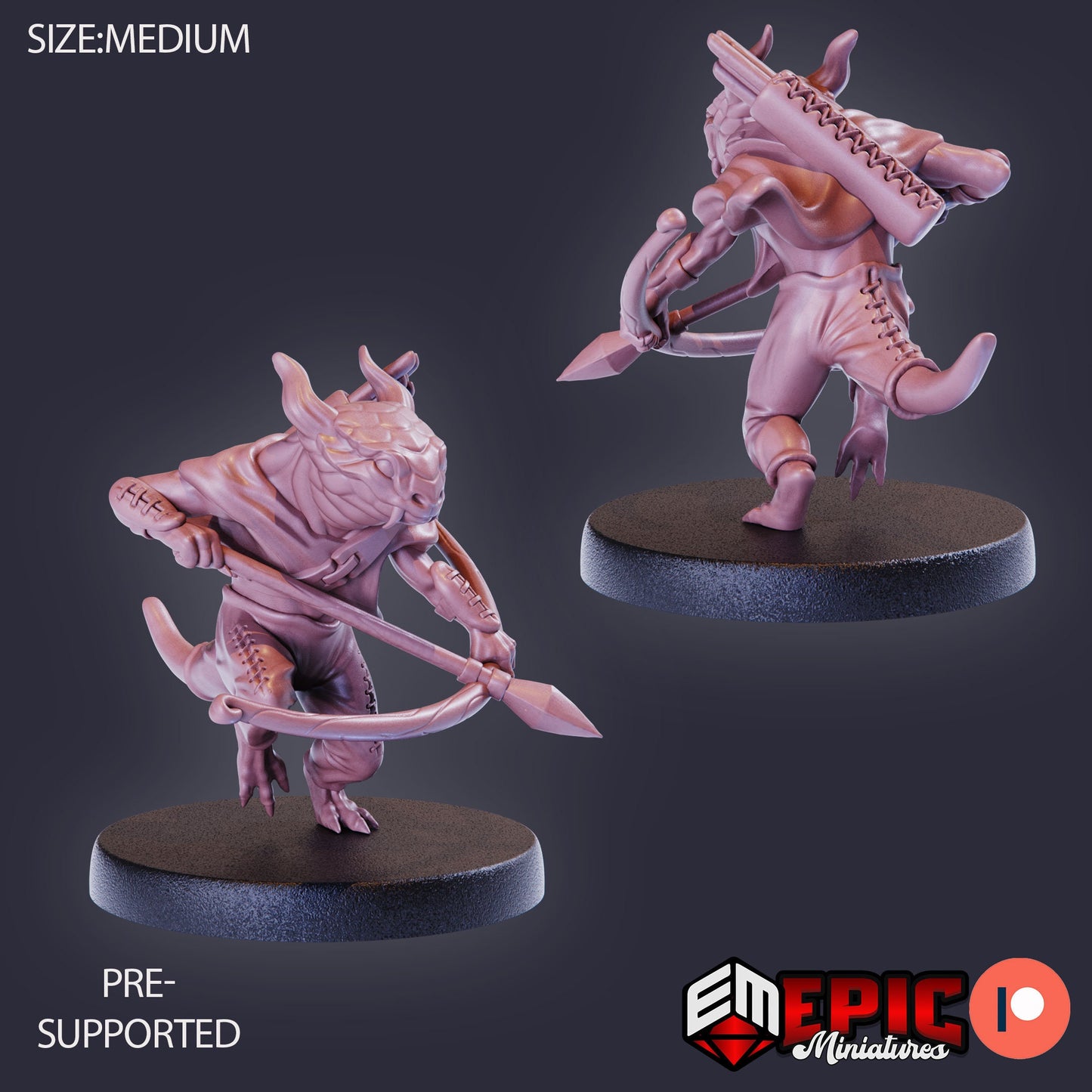 Lizardfolk (8 Variants) - Epic Miniatures