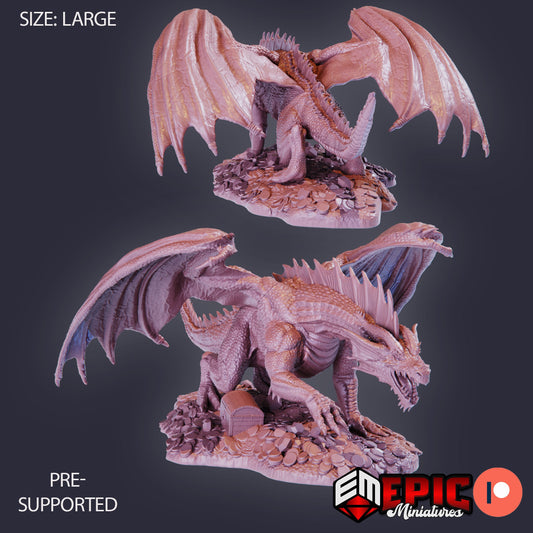 Red Dragon (3 Variants) - Epic Miniatures