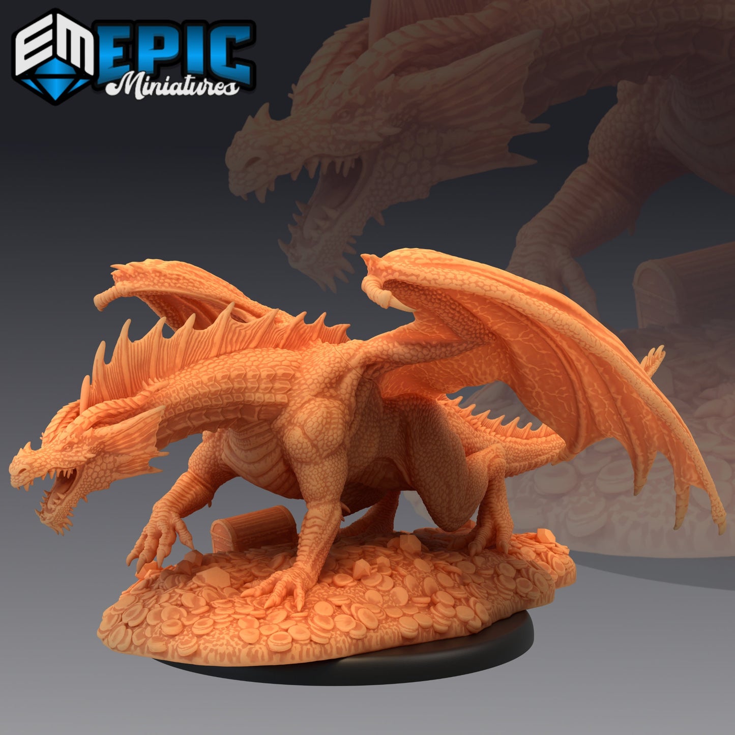 Red Dragon (3 Variants) - Epic Miniatures
