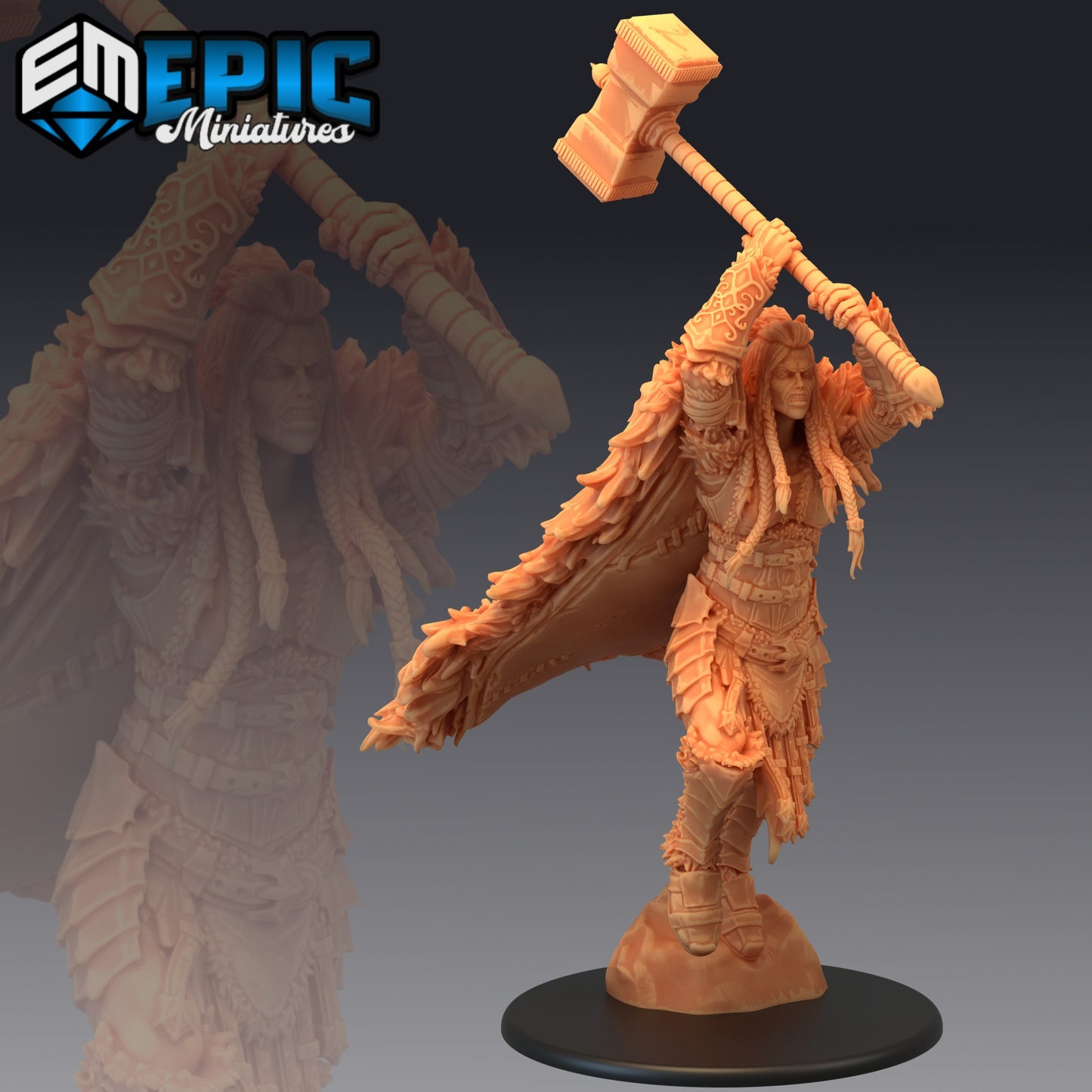 Frost Giantess (4 Variants) - Epic Miniatures