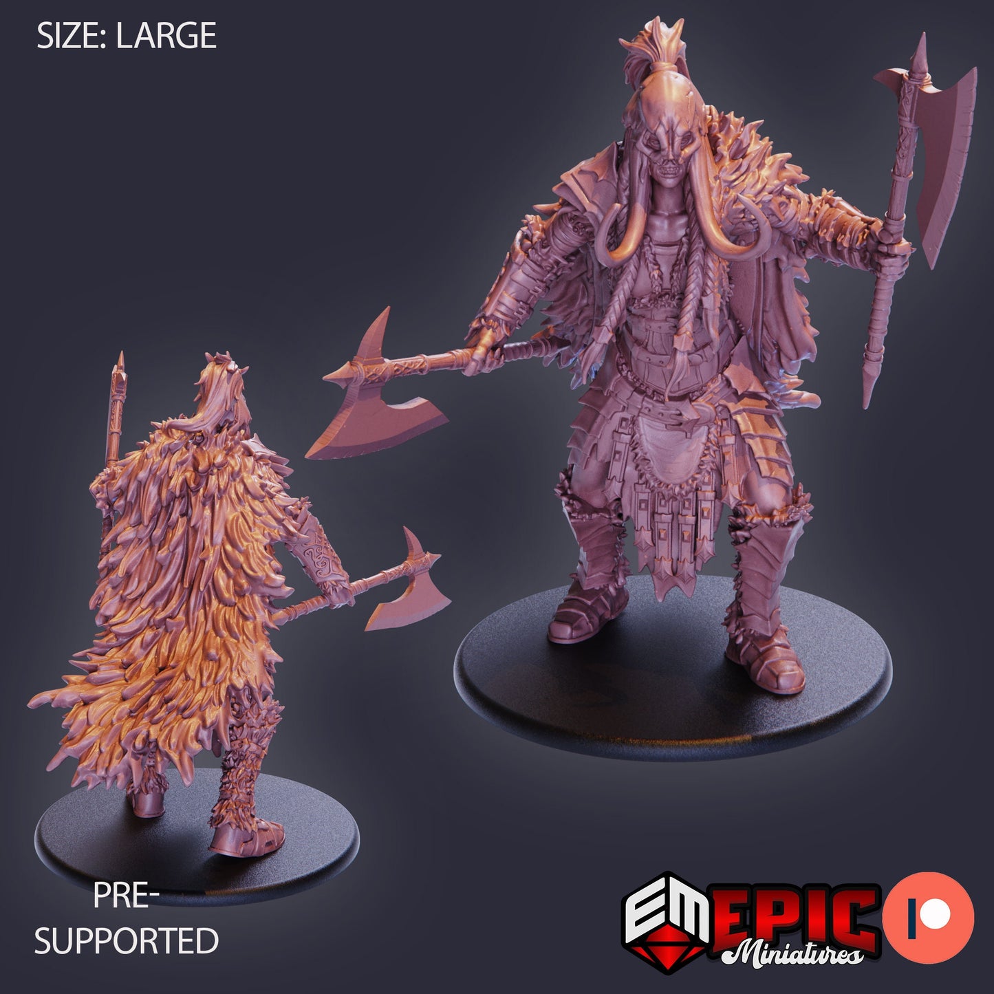 Frost Giantess (4 Variants) - Epic Miniatures