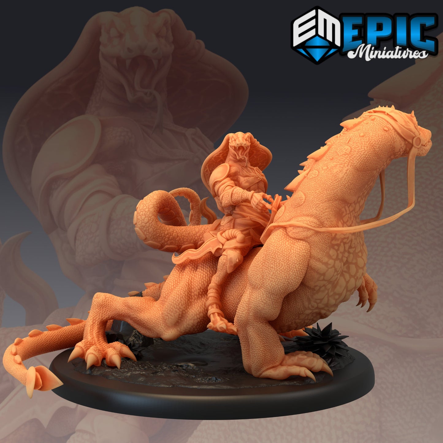 Serpentfolk Warrior (3 Variants) - Epic Miniatures