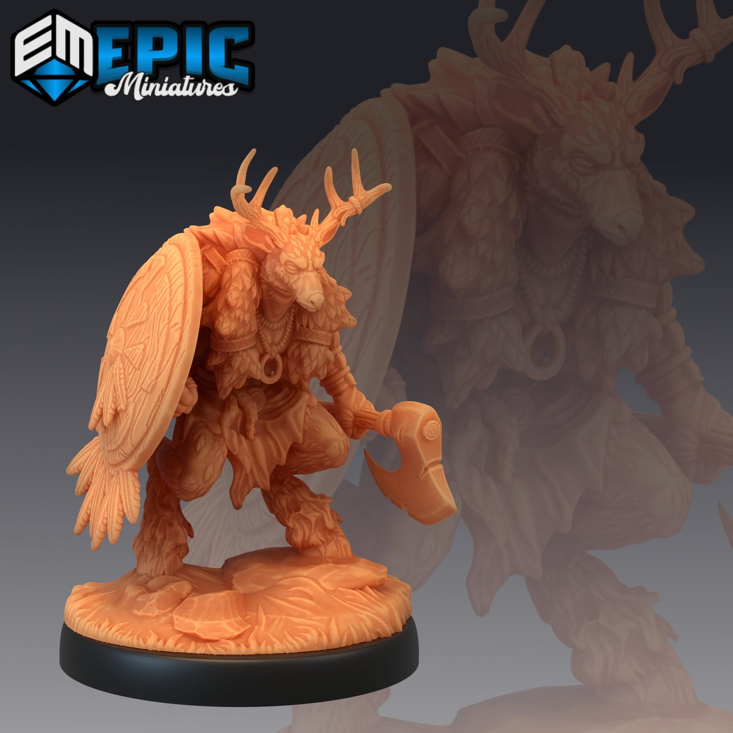 Deer Folk (3 Variants) - Epic Miniatures