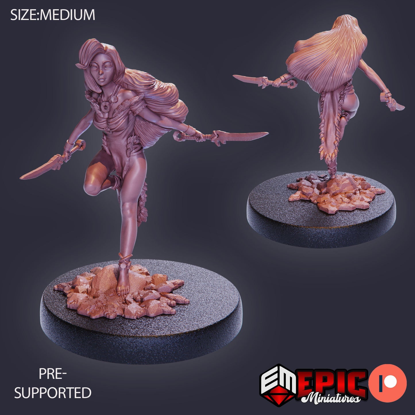 Wildling Princess (3 Variants Available) - Epic Miniatures