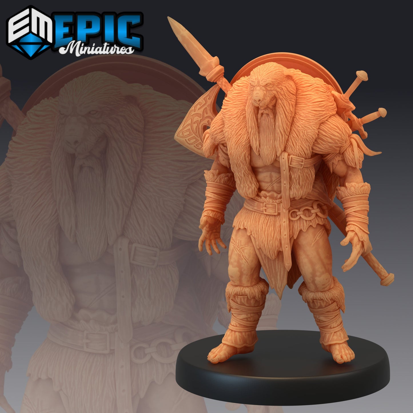 Berserker (3 Variants) - Epic Miniatures