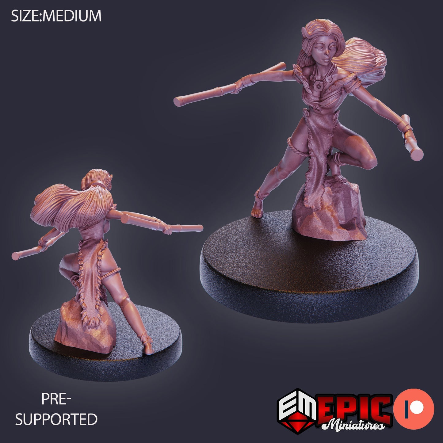 Wildling Princess (3 Variants Available) - Epic Miniatures