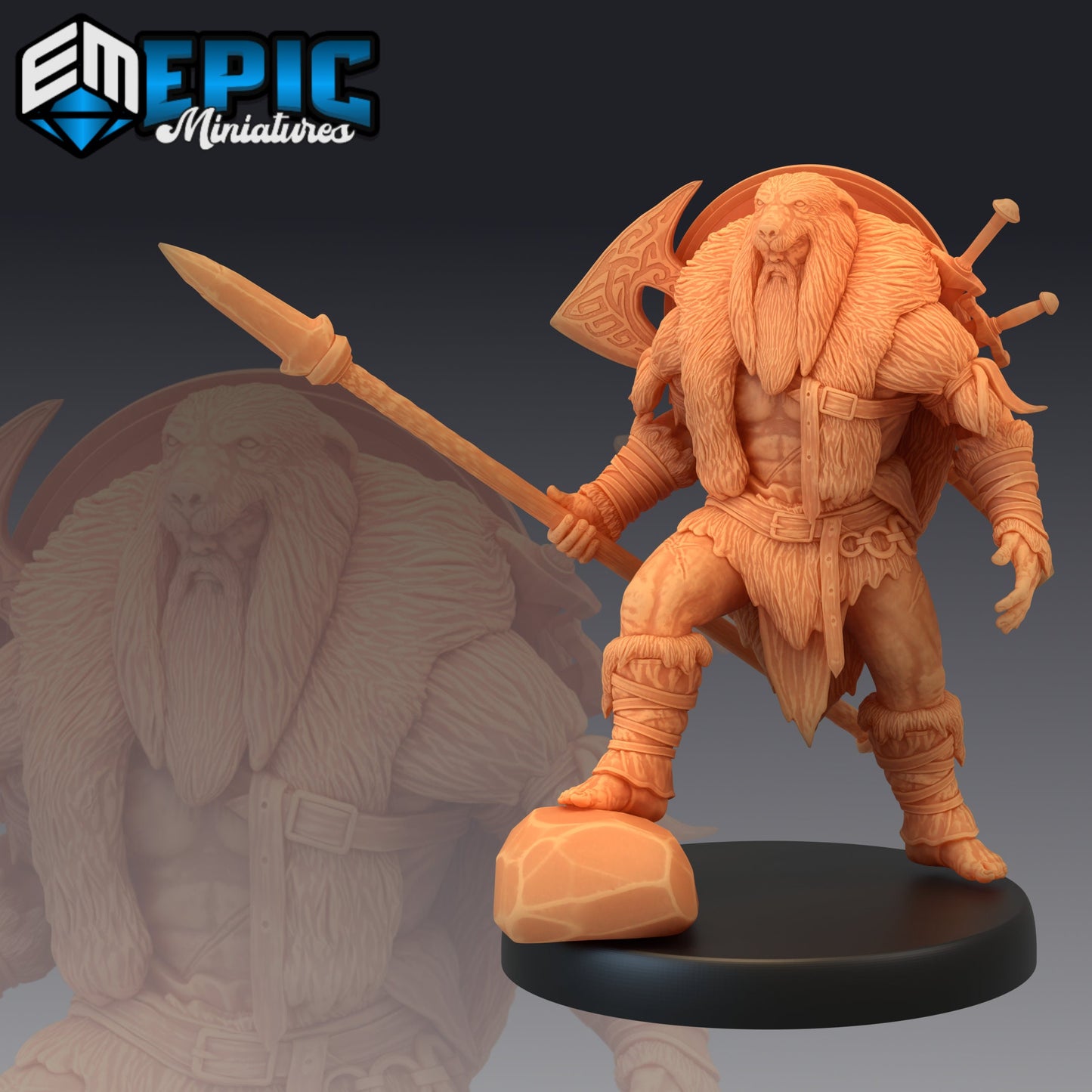 Berserker (3 Variants) - Epic Miniatures