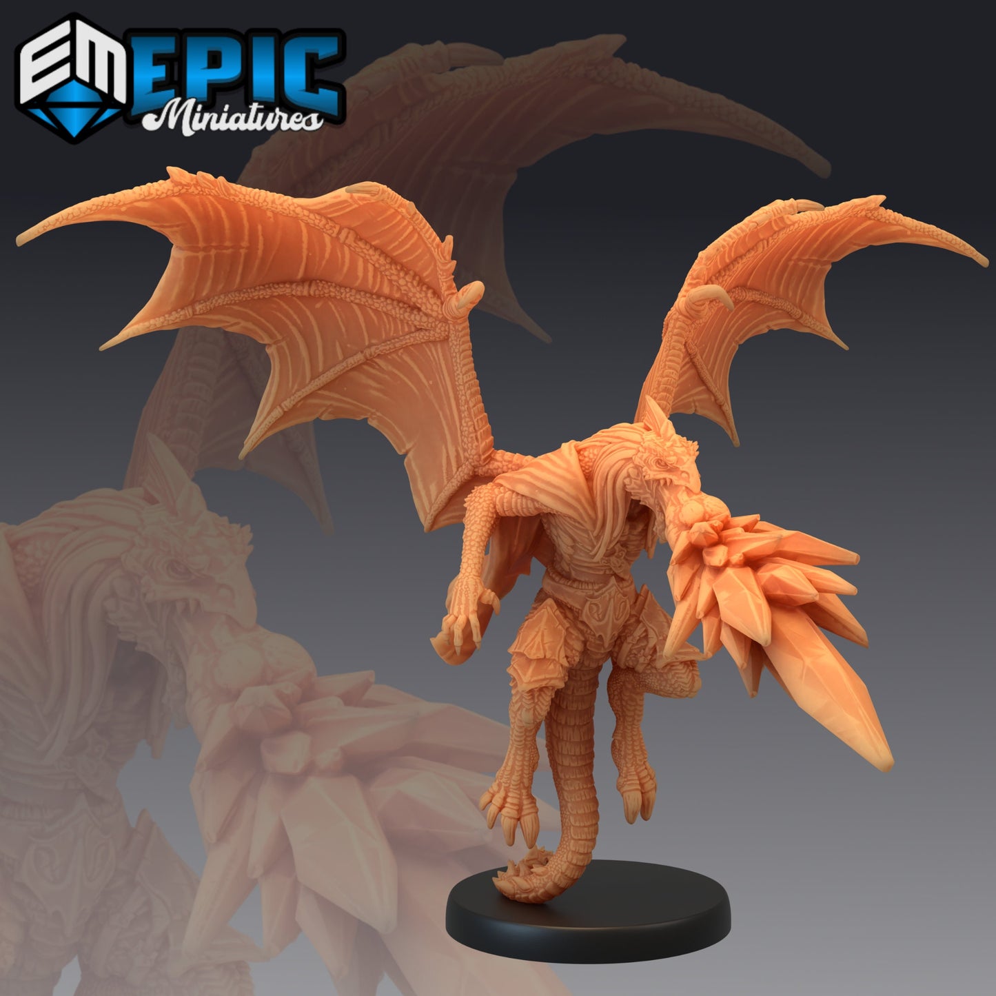 Draconic Demon White (3 Variants) - Epic Miniatures