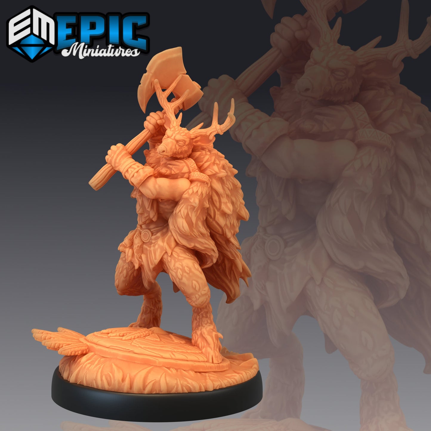 Deer Folk (3 Variants) - Epic Miniatures