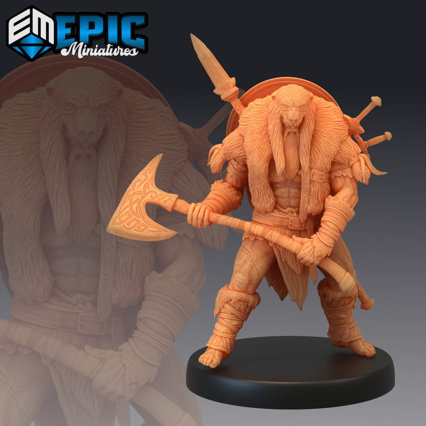 Berserker (3 Variants) - Epic Miniatures