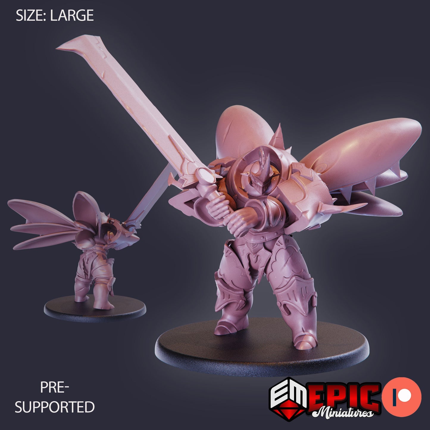 Beetle Knight (3 Variants) - Epic Miniatures