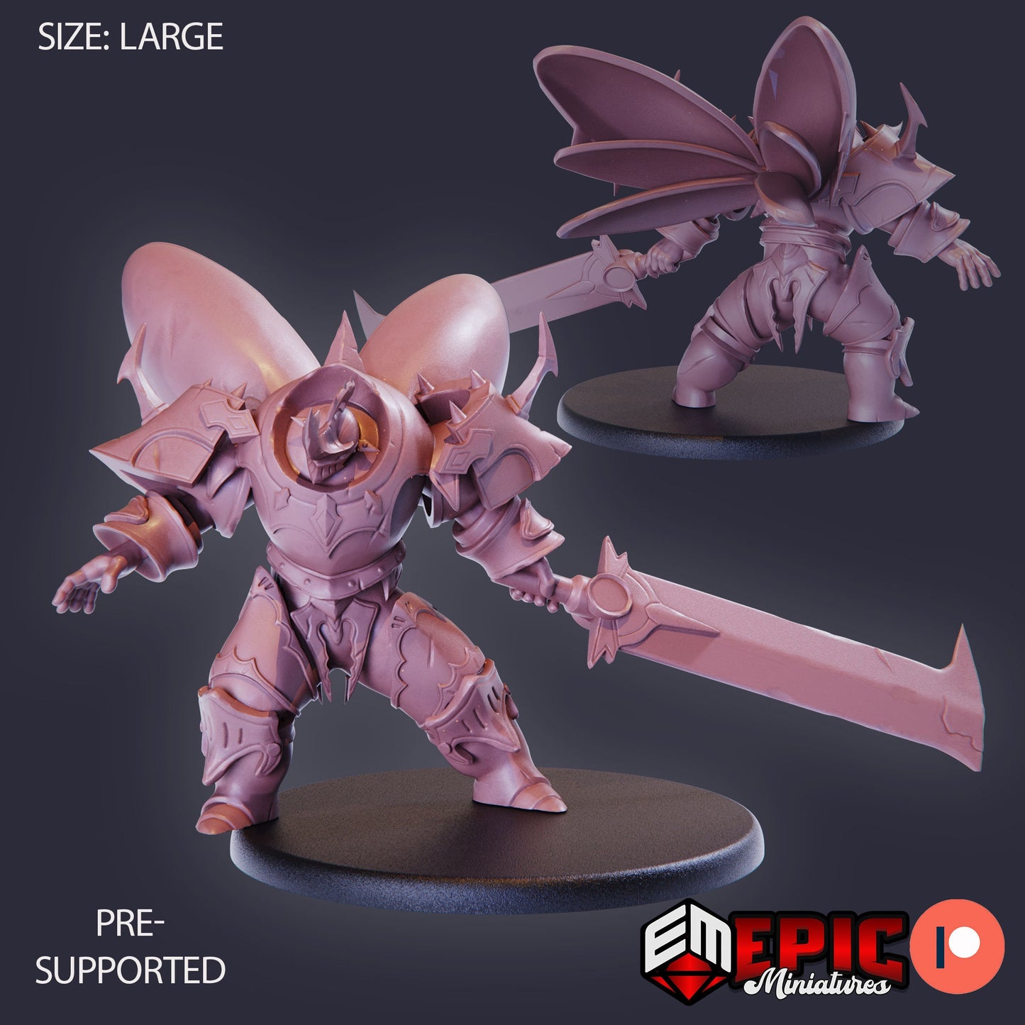 Beetle Knight (3 Variants) - Epic Miniatures