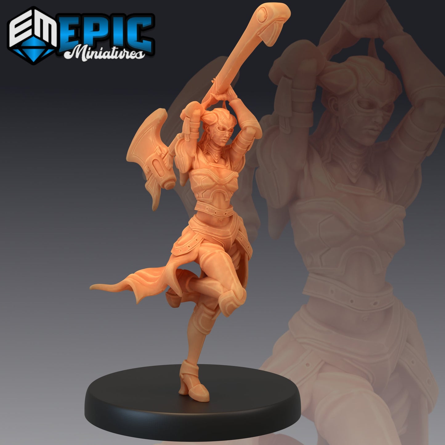 Dark Dragoon Lady (3 Variants) - Epic Miniatures