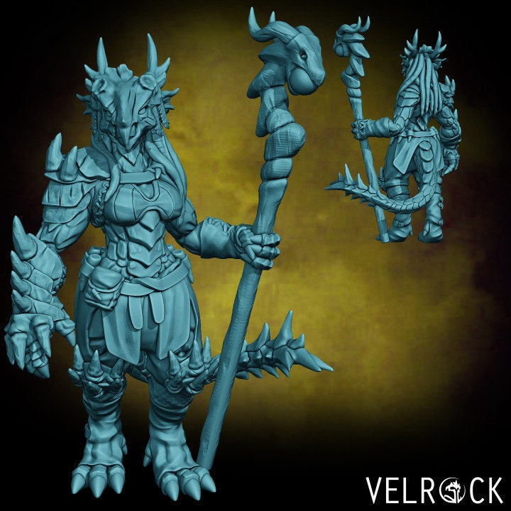 Female Dragonfolk Set 4 (4 Variants Available) - Velrock