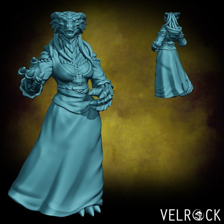 Female Dragonfolk Commoners (6 Variants Available) - Velrock
