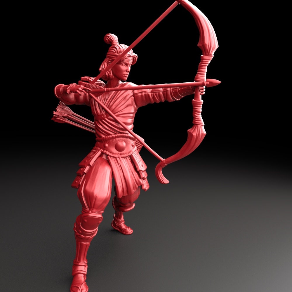 Archer Samurai (3 Poses Available) - Brayan Nafarrate
