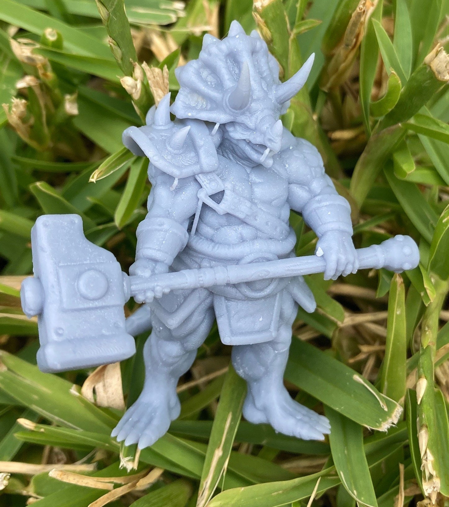 Viridian (Triceratops Warrior - 3 Poses Available) - Brayan Nafarrate