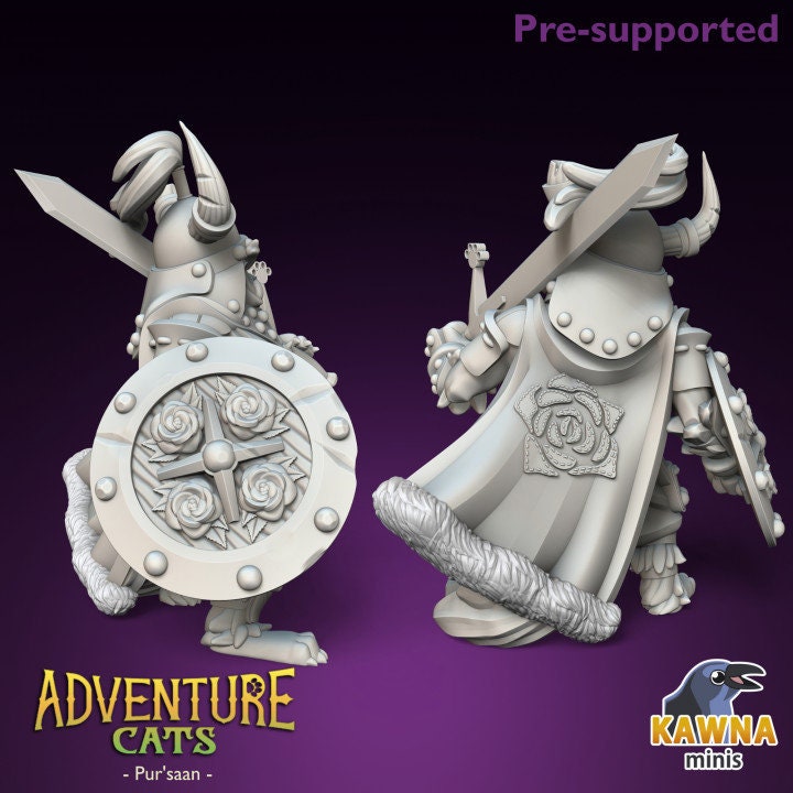 Pur'Saan Paladin (2 Variants Available) - Kawna Minis