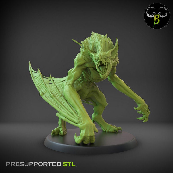 Feral Vampire (2 Variants) - Clay Beast Creations