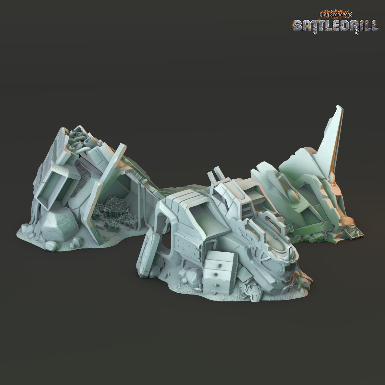 Brace for Impact (Terrain Kit) - Hexy Studios