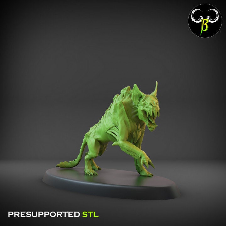 Blood Hound Squad Set 1 (5 Variants) - Clay Beast Creations